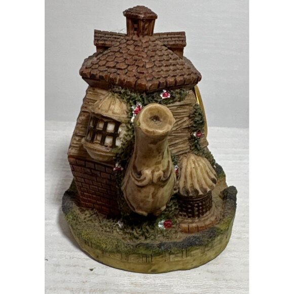 Vintage Hamlet Cottage Teapot Clock Figurine Handcrafted Resin Quartz Japan - Picture 3 of 9